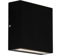 Elis Twin LED Outdoor Wall Lamp Black