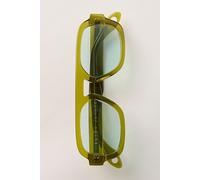 Elisa Johnson Jane Mini Sunglasses at Free People in Olive Green - female