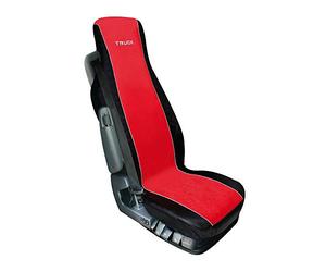 Elisa Lorry Seat Cover Made from Polyester, Red/Black