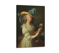 Elisabeth Louise Vigee Classic Works Posters - Marie-Antoinette Wall Decor Printed Canvas For Home Office Bedroom And Living Room Decor 20x30inch(50x75cm)