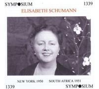 Elisabeth Schumann: New York 1950 / South Africa 1951 by Elisabeth Schumann