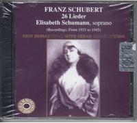 Elisabeth Schumann - Schubert;26 Lieder