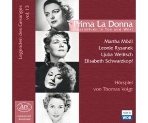Elisabeth Schwarzkop - Prima Donna in Sound & Words [New CD]
