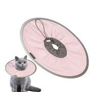 Elisabethanisches Halsband - Weicher Kätzchenkegel mit Verstellbarem Gummiband | Stoff Haustierhalsband für Katzen und Welpen | Leichter Schutzkegel gegen Lecken und Kratzen