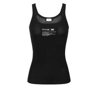 Elisabetta Franchi chain-ribbed top - Black 38-42