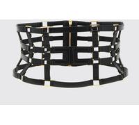 ELISABETTA FRANCHI Cut-Out Belt - Size: S - female