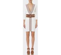 ELISABETTA FRANCHI Dress Woman color Ivory - Size: 40 - female