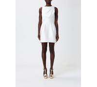 ELISABETTA FRANCHI Duchesse Dress With Logo - Size: 44 - female
