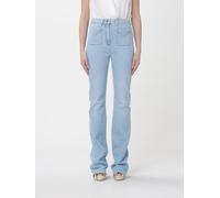 ELISABETTA FRANCHI Flared Stretch Denim Jeans - Size: 28 - female
