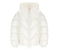 ELISABETTA FRANCHI IVORY PADDED JACKET 38