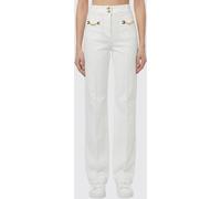 ELISABETTA FRANCHI Jeans Woman color White - Size: 28 - female