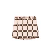 Elisabetta Franchi La Mia Bambina buckle pattern skirt - Neutrals 3 yrs-8 yrs-12 yrs