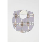 ELISABETTA FRANCHI LA MIA BAMBINA Cotton Bib with Printed Monogram