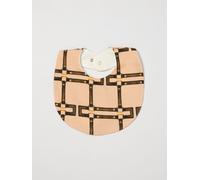 ELISABETTA FRANCHI LA MIA BAMBINA Cotton Bib with Printed Monogram