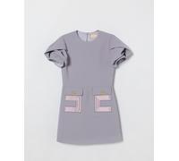 ELISABETTA FRANCHI LA MIA BAMBINA Mini Crepe Dress - Size: 10 - female