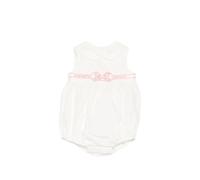 Elisabetta Franchi La Mia Bambina Peter Pan collar trim babywear - White 1 mth-3 mth-6 mth