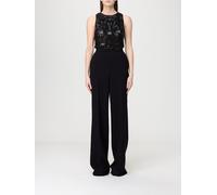 ELISABETTA FRANCHI Lace Jumpsuit with Sequins - Size: 42 - female