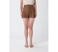 ELISABETTA FRANCHI Linen Blend Shorts - Size: 38 - female