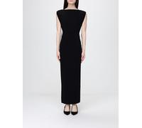 ELISABETTA FRANCHI Long Dress in Crêpe - Size: 46 - female