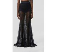 ELISABETTA FRANCHI Long Lace Skirt - Size: 42 - female