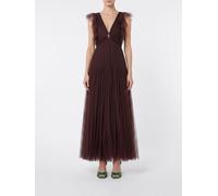 ELISABETTA FRANCHI Long Tulle Dress - Size: 38 - female