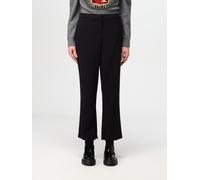 ELISABETTA FRANCHI Pants Woman color Black - Size: 44 - female
