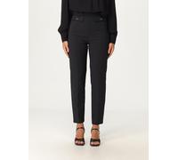 ELISABETTA FRANCHI Pants Woman color Black - Size: 44 - female
