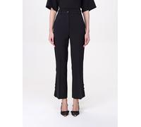 ELISABETTA FRANCHI Pants Woman color Black - Size: 44 - female
