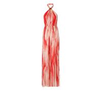 ELISABETTA FRANCHI RED CARPET BUTTER RED PASSION DRESS 40