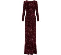 Elisabetta Franchi sequin-embellished maxi dress - Red 40