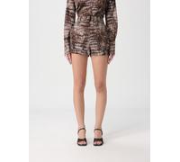 ELISABETTA FRANCHI Shorts Woman color Brown - Size: 44 - female