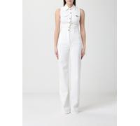 ELISABETTA FRANCHI Stretch Cotton Jumpsuit - Size: 44 - female