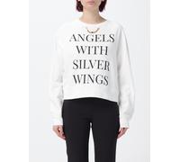 ELISABETTA FRANCHI Sweatshirt Woman color Ivory - Size: 48 - female