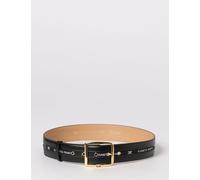 ELISABETTA FRANCHI Synthetic Leather Belt with Logo - Size: 44 - female