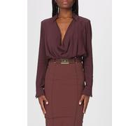 ELISABETTA FRANCHI Top Woman color Cocoa - Size: 42 - female