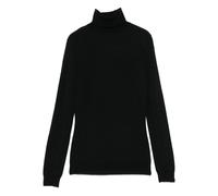Elisabetta Franchi turtleneck ribbed top - Black 38