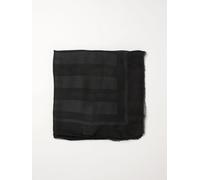 ELISABETTA FRANCHI Viscose Blend Scarf with Jacquard Logo - Size: OS - female