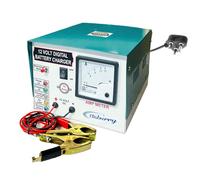 ELISBURRY 10 AMP Heavy Duty Volt Amp Battery Charger for Car & Bike - Auto Cut, Compatible with 4AH to 220AH Batteries, Perfect as a Reliable Car and Bike Battery Charger 12V