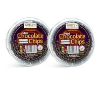 Elisha Mini Chocolate Chips - Pack of 2 x 220G - Made with 100% Cocoa Butter and Real Belgian Chocolate - Kosher Certified Chocolate Chips - Perfect Chocolate Sweets for Baking and Variety of Recipes