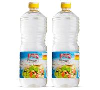 Elisha White Vinegar - 2 x 1L Multi-Purpose White Vinegar Condiment with 7% Concentration - Extra Strong Vinegar Suitable for Cooking, Pickling, Baking, Marinating, Dipping Sauce, and Cleaning Agent