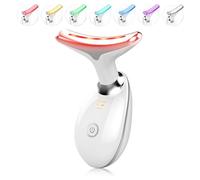 ELISHINE Light Based Multifunctional Facial Massager, 7 Color Portable Face Massager Tool for Skin Care, White