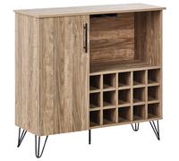 Wine Cabinet ELISTON Light Brown