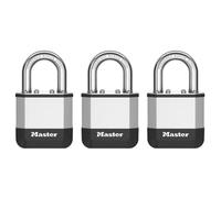 Elite™ 45mm Laminated Padlock, 25mm Boron Shackle, 2 Keys Pack of 3