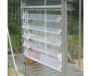 Elite 5 Blade Manual Colour Louvre Vent - Stone