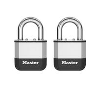 Elite™ 52mm Laminated Padlock, 25mm Boron Shackle Pack of 2
