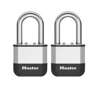 Elite™ 52mm Laminated Padlock, 38mm Long Boron Shackle Pack of 2