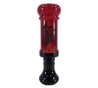 Elite Acrylic Butcher Duck Call - Cutdown-Style Hunting Call for Mallard, Wood Duck, Teal, Gadwall & Pintail - Durable Field Call (Red Pearl/Black)