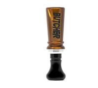 Elite Acrylic Butcher Duck Call - Cutdown-Style Hunting Call for Mallard, Wood Duck, Teal, Gadwall & Pintail - Durable Field Call (Brown Pearl/Black)