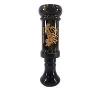 Elite Acrylic Butcher Duck Call - Cutdown-Style Hunting Call for Mallard, Wood Duck, Teal, Gadwall & Pintail - Durable Field Call (Venom (Gold Pearl Black/Black))