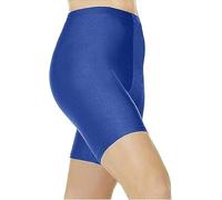 Elite Apparel Women’s Shiny Cycling Shorts - Stretchy Gym, Yoga, Running & Dance Shorts - Activewear for Fitness, Casual & Workout Wear Sizes S-2XL (UK, Alpha, M, L, Regular, Regular, Royal Blue M/L)